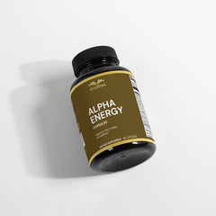 Ayurina's Alpha Energy capsules support men's vitality and wellness with essential nutrients for optimal health.